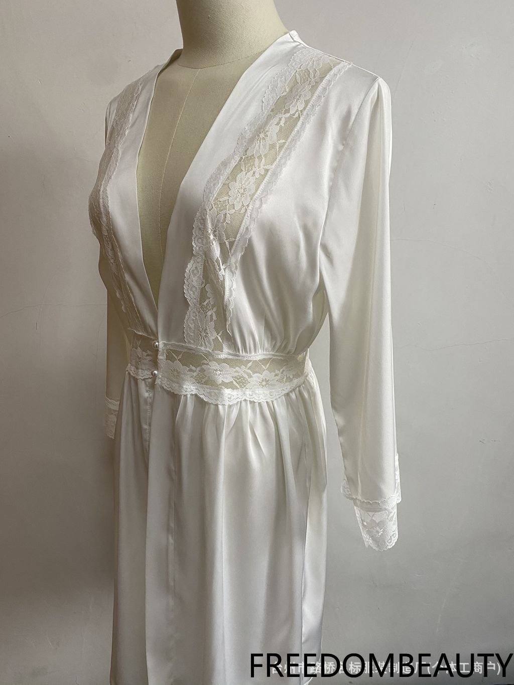 FREEDOMBEAUTY | 7060 nightgown, pearl buckle nightgown