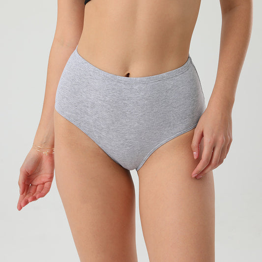 Freedombeauty | Cotton Underwear for Women High Waist Breathable Anti-Pinching Crotch Belly Contracting Hip Lifting European Size Briefs for Women in Stock