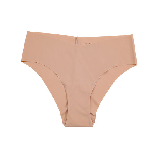 Freedombeauty | Breathable Traceless Invisible Women's Yoga Fitness T-Back Briefs European and American Sexy Ice Silk French Underwear Women