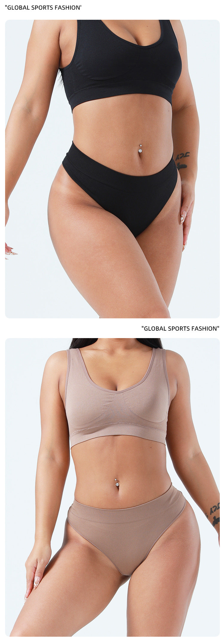 Freedombeauty | Seamless Jinammonia Women's T-Back Stretch Breathable Low Waist Sexy Comfortable Suit Multi-Color Optional Underwear Women
