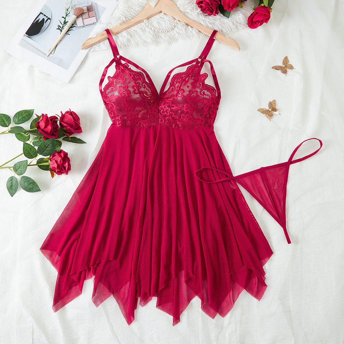 Freedombeauty | 150.00kg Plump Girls Dedicated High-End Quality Sexy Sexy Skirts Hot Sale Slip Dress Set plus Size