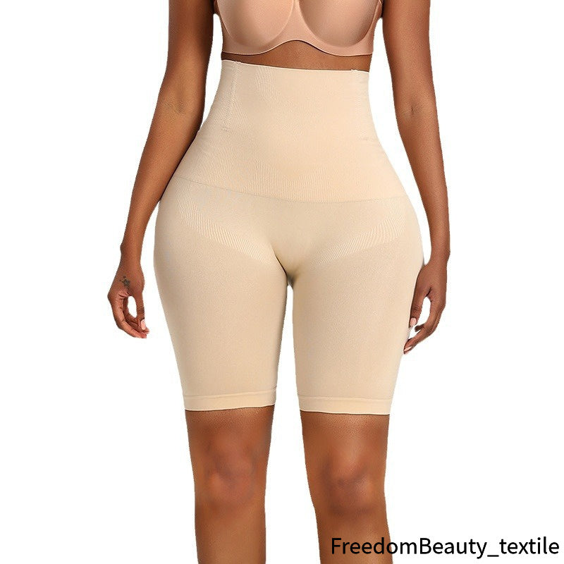 freedombeauty | Tummy Control Shorts Four-Corner 4-Bone Plus Size Shapewear Anti-Exposure Leggings Anti-Roll High Waist Shapewear