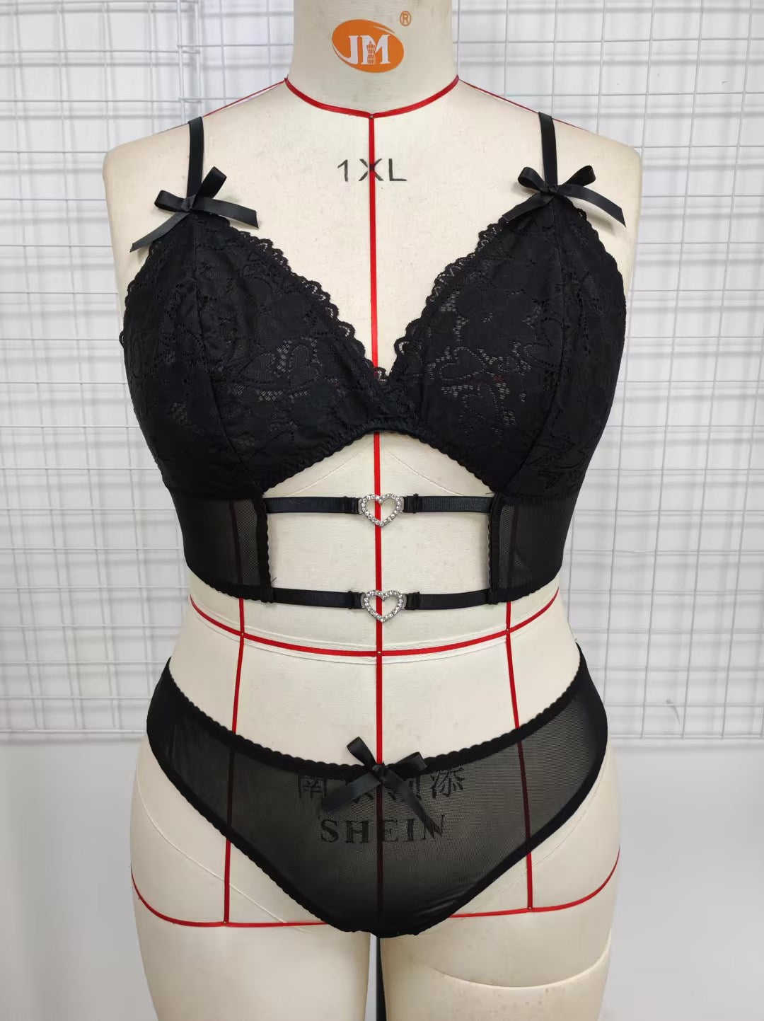 Freedombeauty | High-End Quality New Style Sexy Sexy Mesh 2-Piece Set plus Size