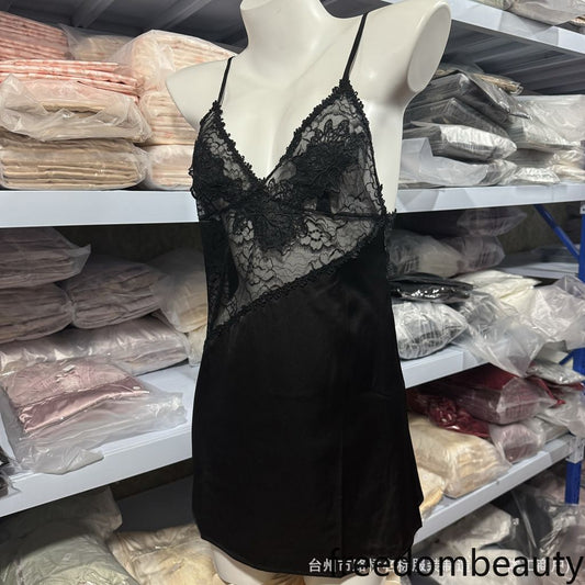 Freedombeauty | 7032 Water Soluble Three-dimensional Lace, Lace Sexy Pajamas Pajamas