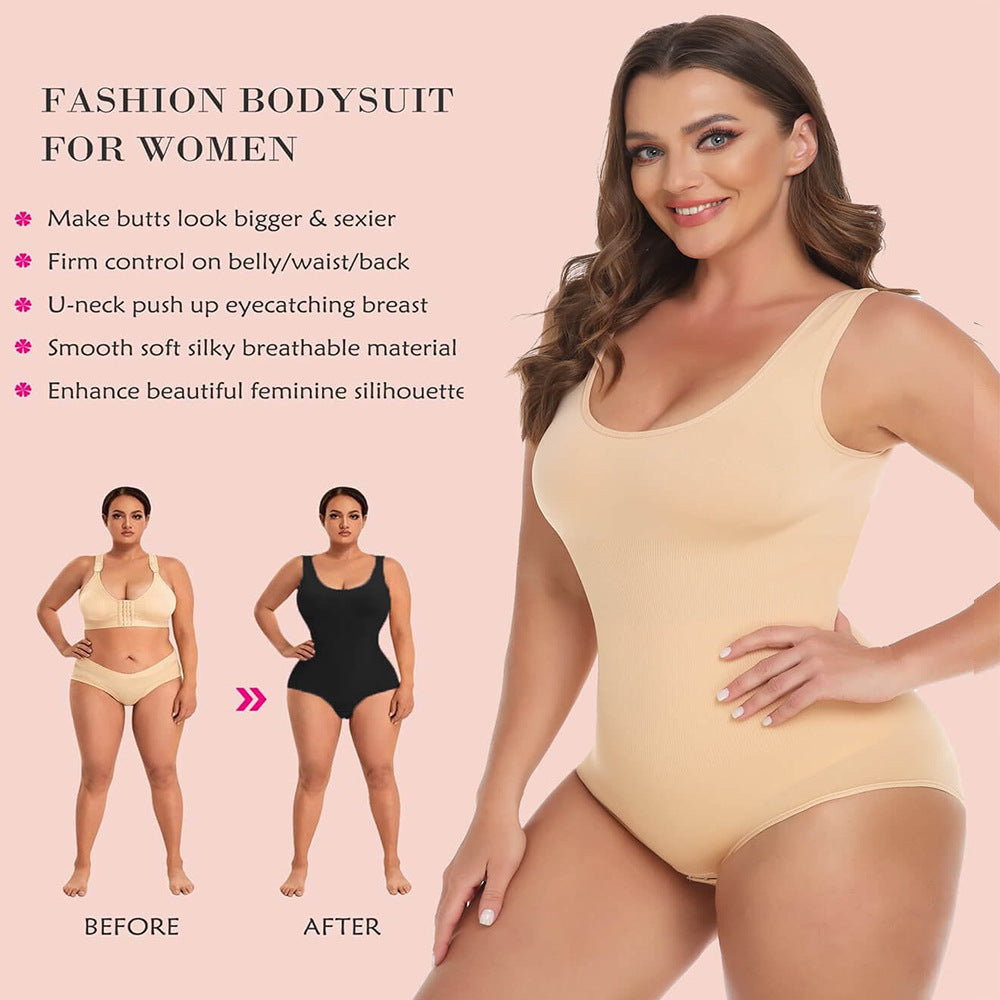freedombeauty｜European and American Plus Size Waist Cincher Butt Lifter Shapewear skims Shapewear Adjustable One-Piece Women's Shapewear Underwear