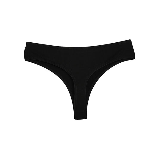 Freedombeauty | Women's plus Size Underwear Pure Cotton Sexy T-Back Low Waist T-Shaped Panties New Solid Color Briefs