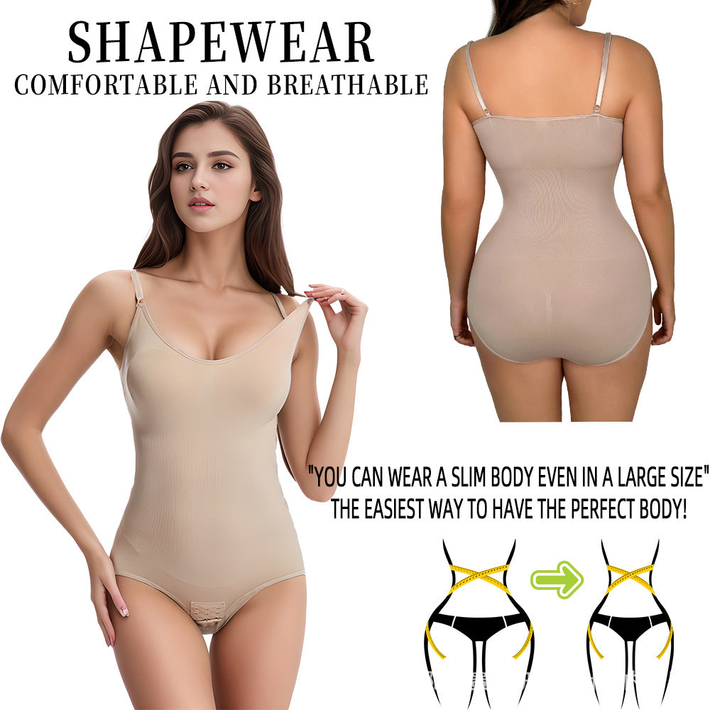 freedombeauty|Plus Size Waist Cincher Corset Hip Lift Body Shaper One-piece Shapewear Women's Tummy Control Push-up Tight Underwear Slimming Shapewear