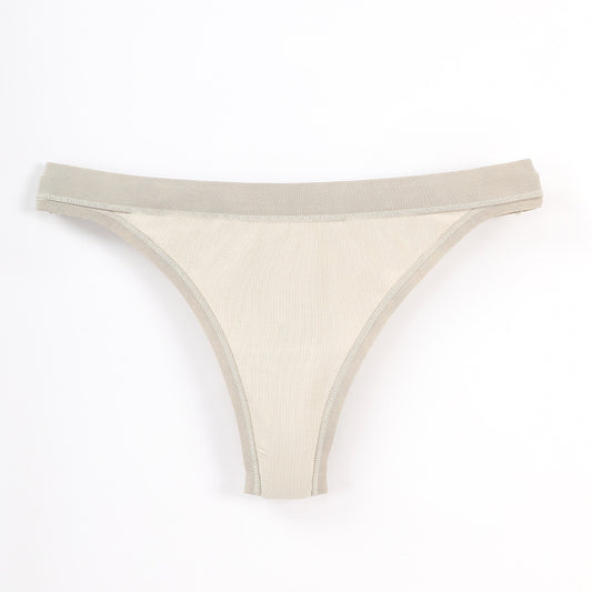Freedombeauty | Underwear Women's Cotton Briefs Low Waist Sexy T-Back Comfortable Brazilian Panties Support