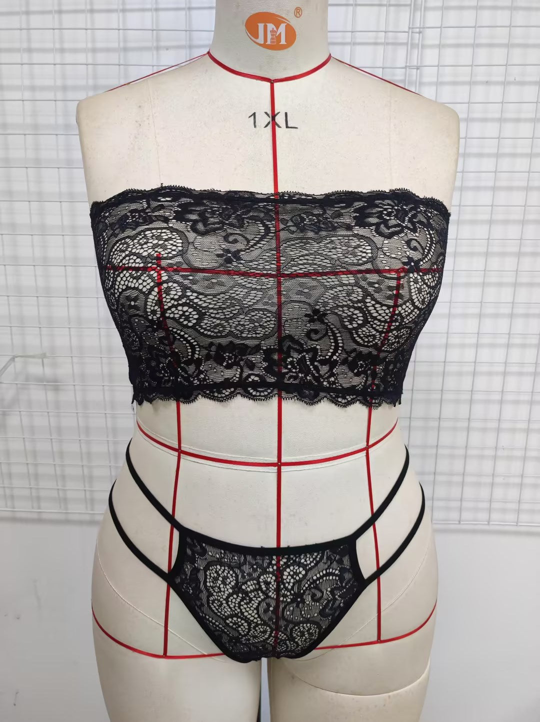 Freedombeauty | Tube Top plus Size Sexy Lingerie Suit New Gathering Bra Sexy Lingerie in Stock plus Size