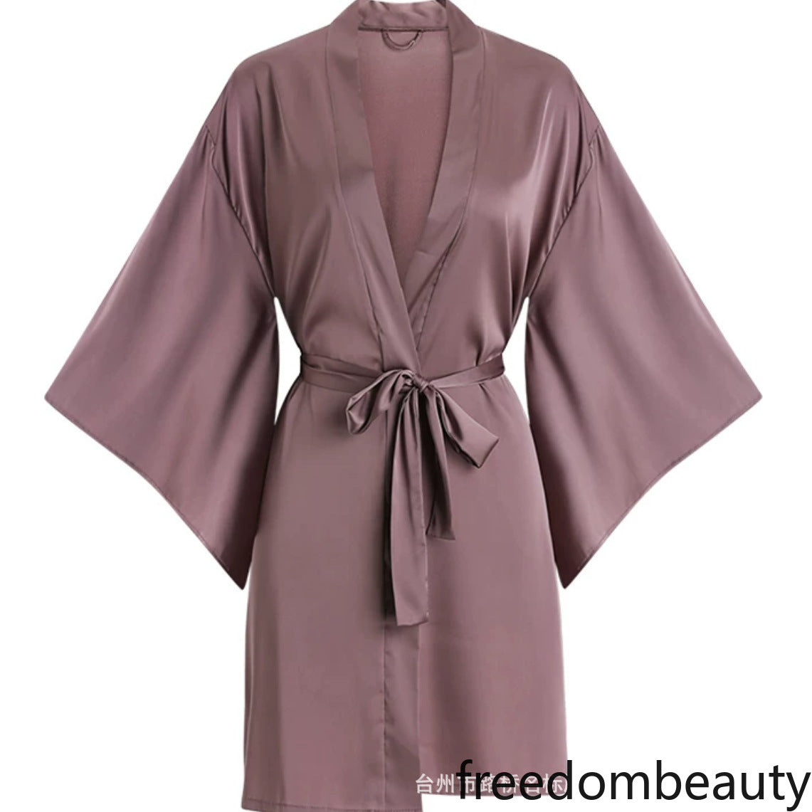 Freedombeauty | 7050 nightgown, basic bridal nightgown, large cuffs