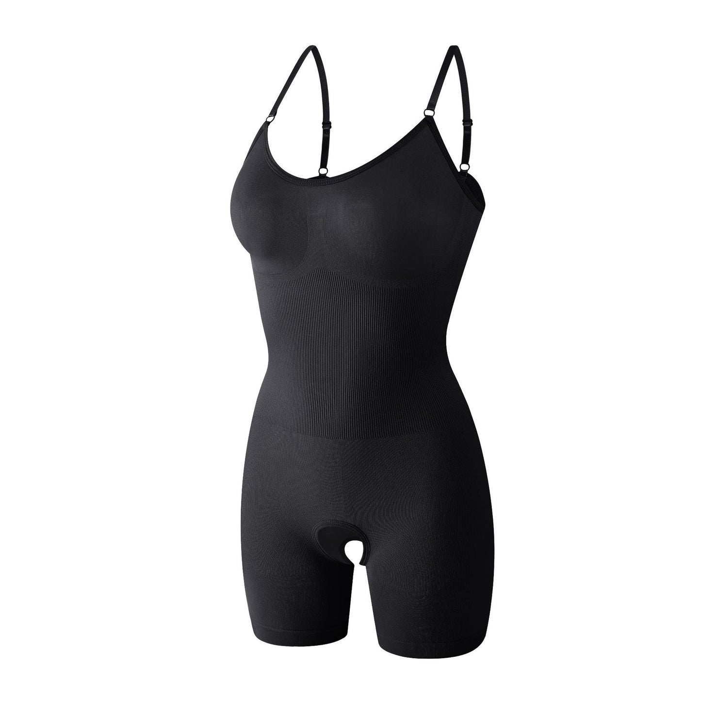 freedombeauty|One-Piece Open-Crotch Shapewear Boxer Briefs for Women, Thin Strap Shapewear, Chest and Abdomen Support, Plus Size Underwear