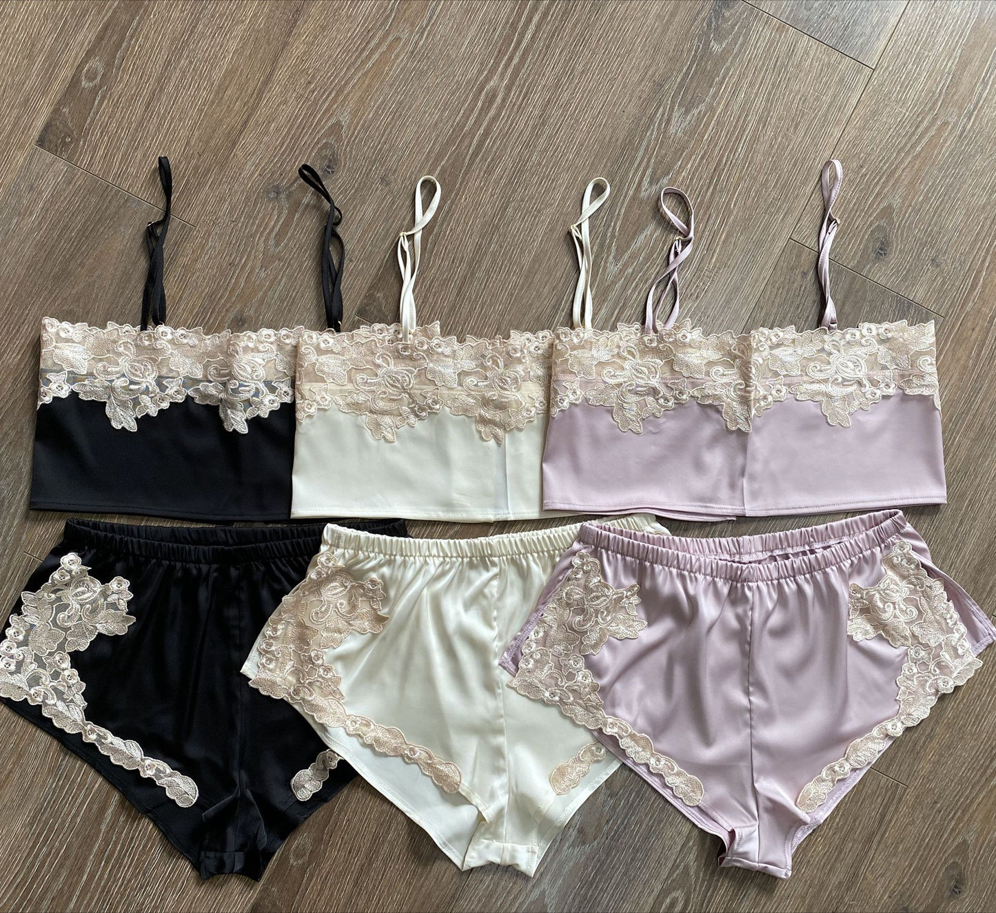 FREEDOMBEAUTY | 7021 Sex Set Pajamas, Sexy Embroidered Pajamas