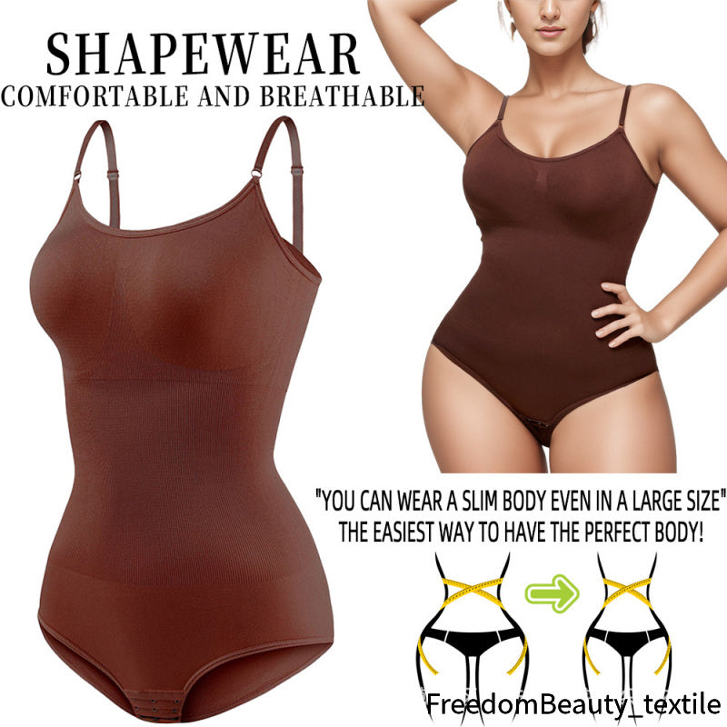 freedombeauty|Plus Size Waist Cincher Corset Hip Lift Body Shaper One-piece Shapewear Women's Tummy Control Push-up Tight Underwear Slimming Shapewear