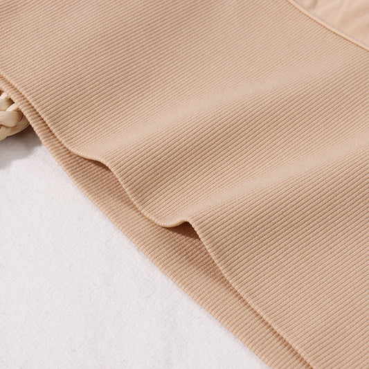 Freedombeauty | New Ultra High Waist Belly Contracting Seamless Underwear Women's Nylon T-Back Sexy Seamless Solid Color plus Size