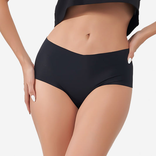 Freedombeauty | New Sewing Women's Underwear Seamless Nude Feel Ice Silk Breathable Briefs Low Waist Sexy T-Back in Stock