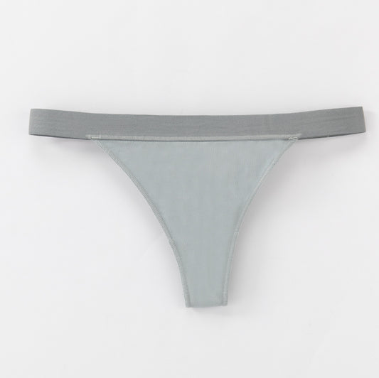 Freedombeauty | Dys106 Women's T-Back Thong Low Waist Panties European and American Hot Pure Cotton Briefs Comfortable and Sexy