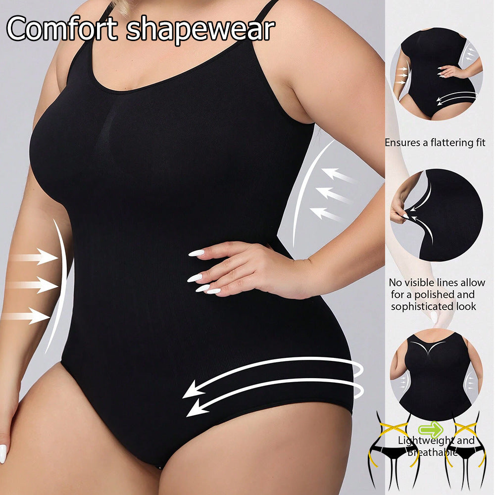 freedombeauty|One-piece Shapewear for Women, Tummy Control Pants, Open-crotch Hip-lifting Shaping Camisole, Waist-cinching Beauty Body Shaper