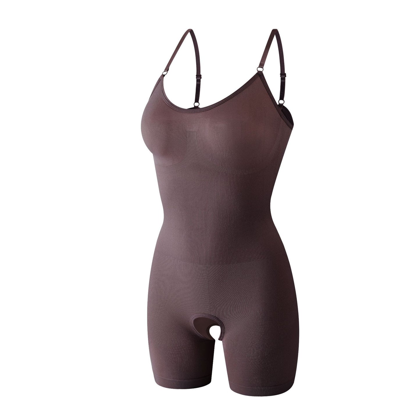 freedombeauty|One-Piece Open-Crotch Shapewear Boxer Briefs for Women, Thin Strap Shapewear, Chest and Abdomen Support, Plus Size Underwear