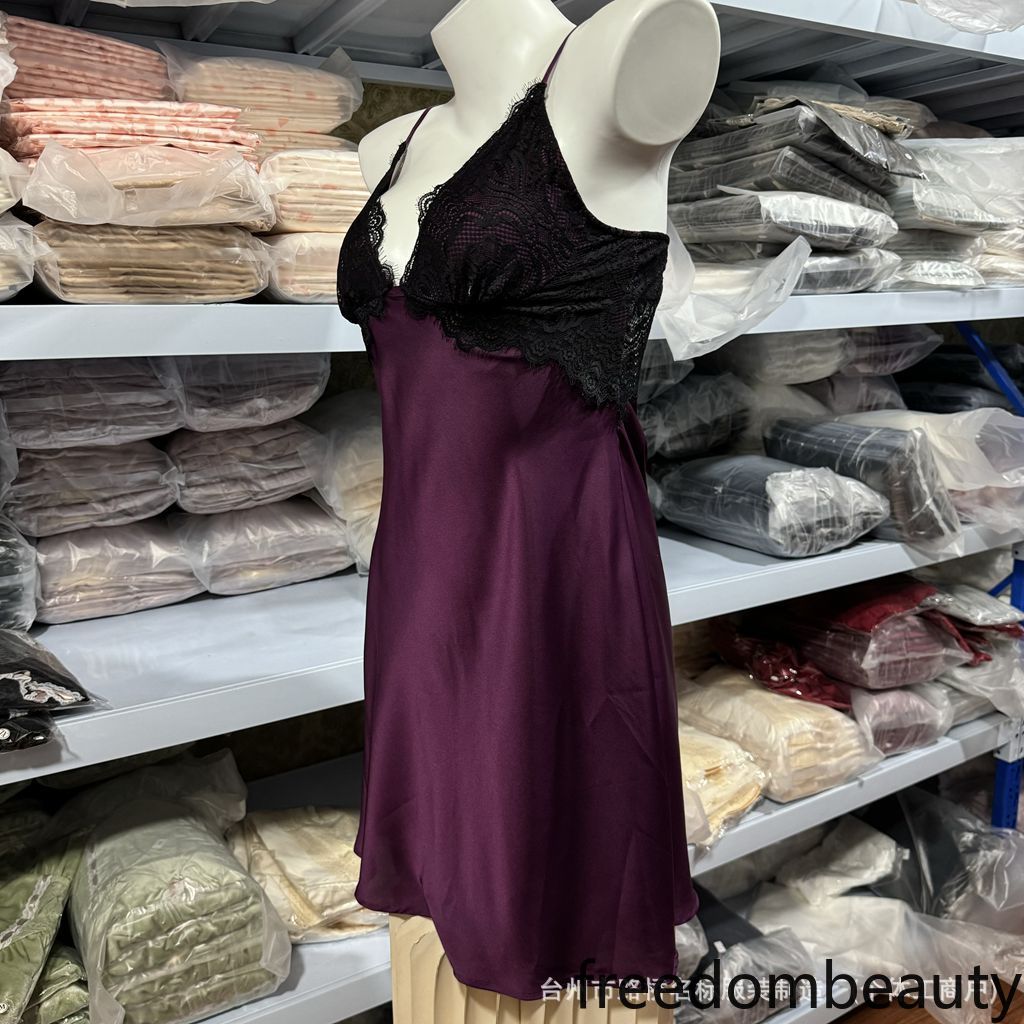 Freedombeauty | 70950 New dress suspender backless source wholesale sex pajamas nightgown, including removable chest pad