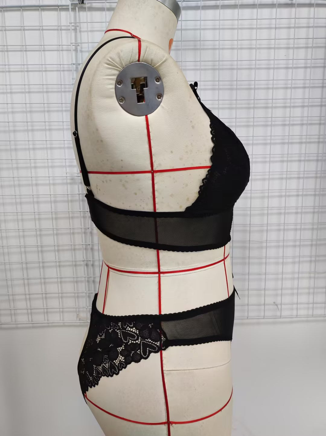Freedombeauty | High-End Quality New Style Sexy Sexy Mesh 2-Piece Set plus Size
