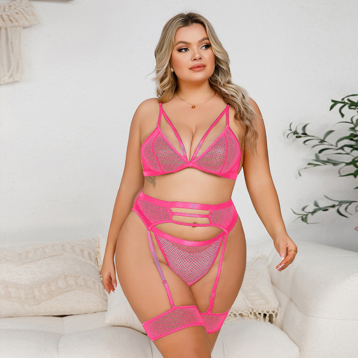 Freedombeauty | plus Size Sexy Lingerie Multi-Color Sexy Jumpsuit Sexy Lingerie Sexy Sleepwear plus Size
