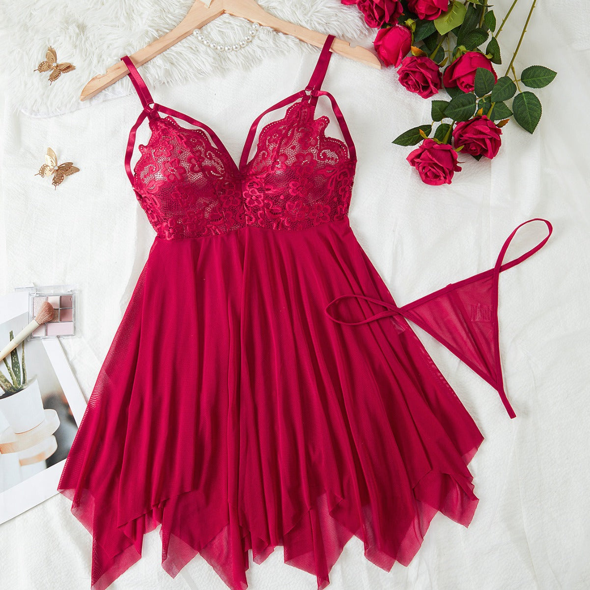 Freedombeauty | 150.00kg Plump Girls Dedicated High-End Quality Sexy Sexy Skirts Hot Sale Slip Dress Set plus Size