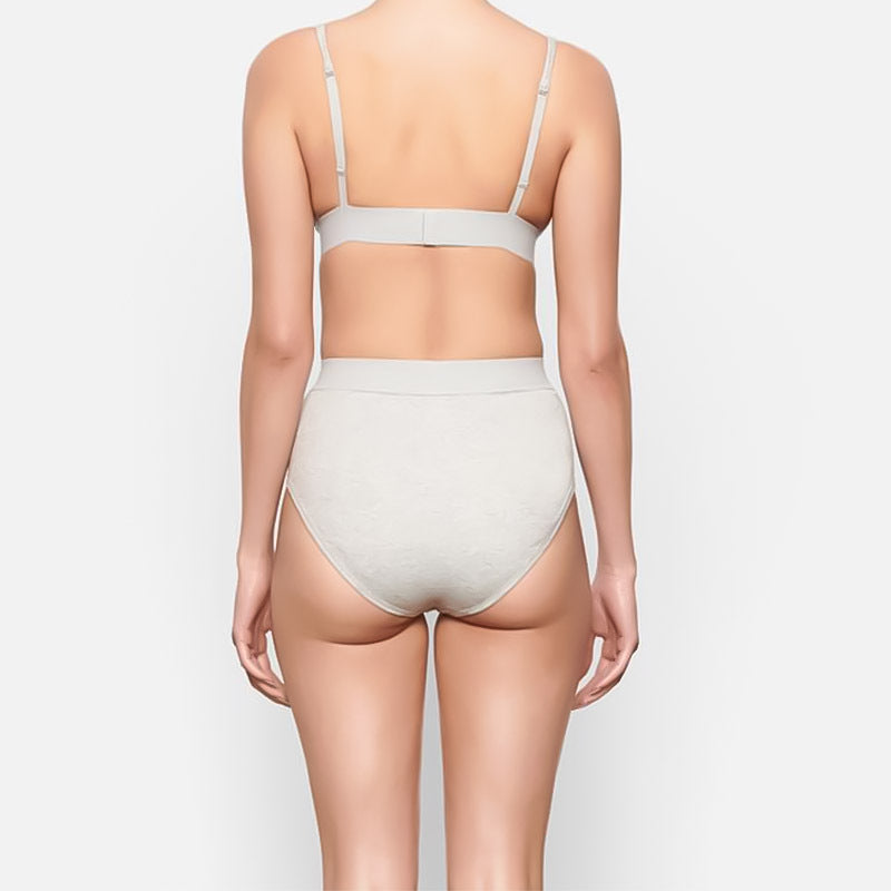 Freedombeauty | High Waist Large Size Ladies' Underwear Invisible and Breathable Combed Cotton Close-Fitting Briefs Popular Delivery Supported