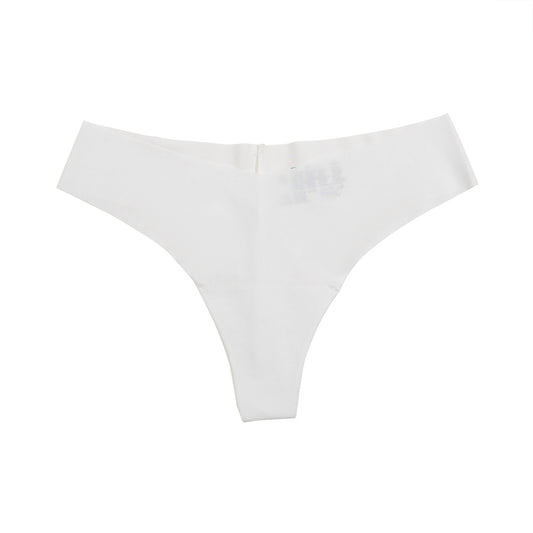Freedombeauty | Breathable Traceless Invisible Women's Yoga Fitness T-Back Briefs European and American Sexy Ice Silk French Underwear Women