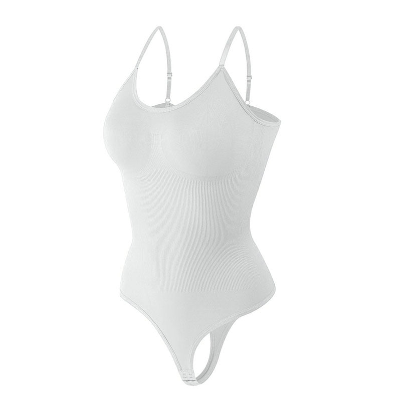 freedombeauty|European and American One-Piece Shapewear Postpartum Abdomen Control Pants Triangle Thong Waist Cincher Hip Lifter Shaping Plus Size Tight One-Piece Bodysuit for Women