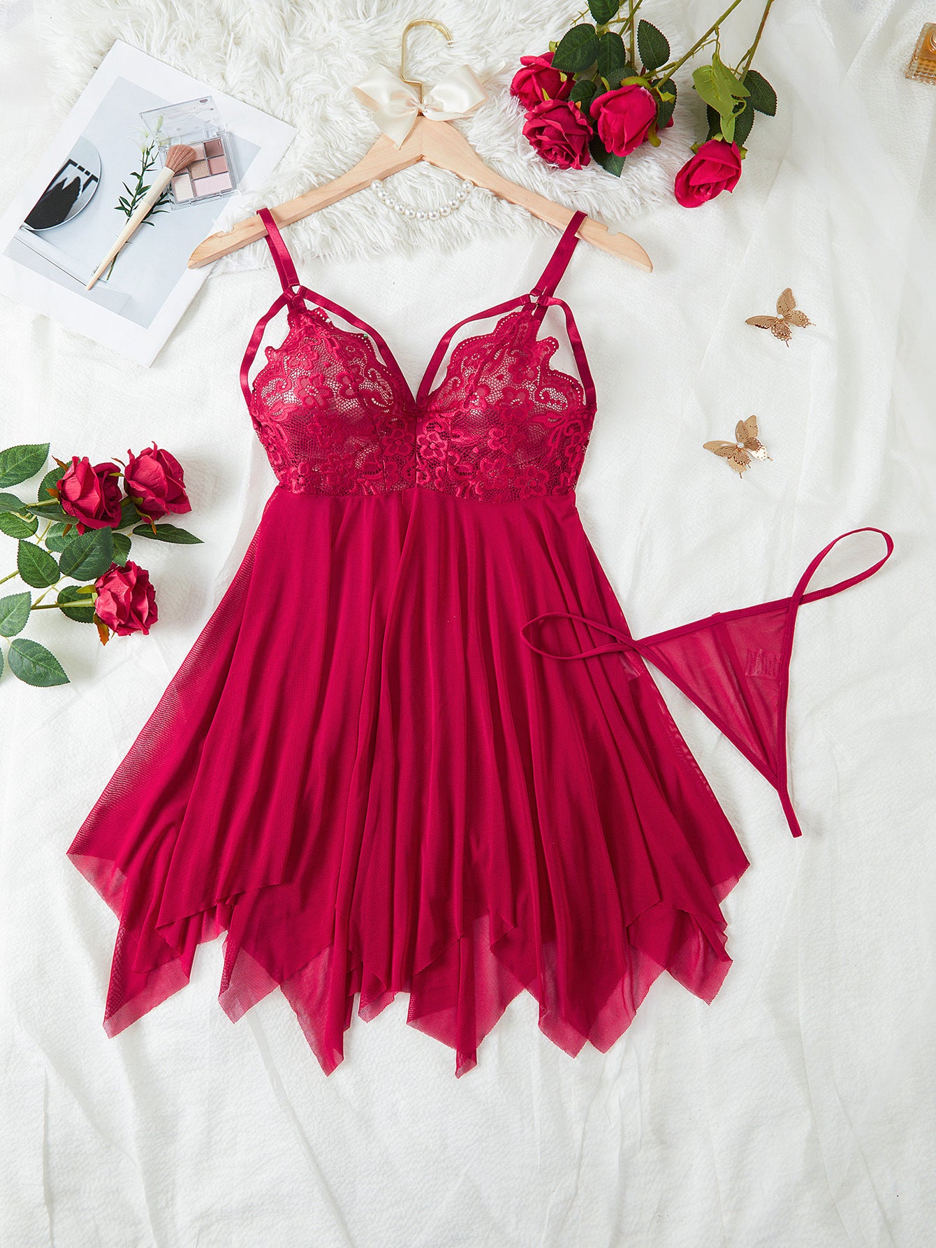 Freedombeauty | 150.00kg Plump Girls Dedicated High-End Quality Sexy Sexy Skirts Hot Sale Slip Dress Set plus Size