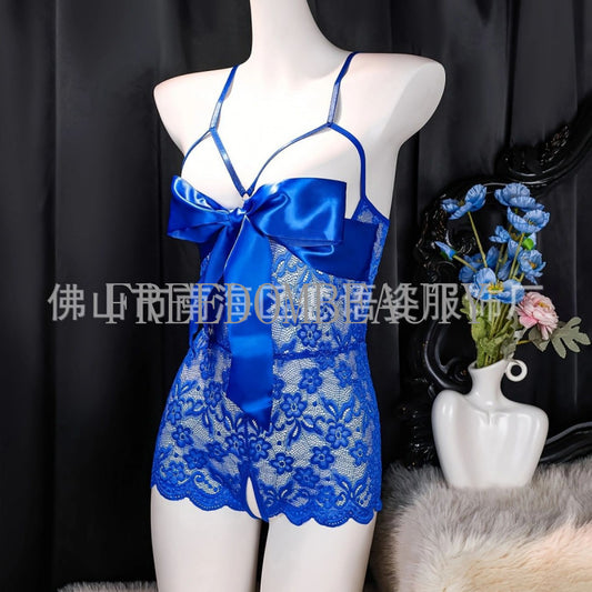 Freedombeauty | Exquisite Ribbon Sexy Sweet Charm Seduction Braces Fashion Pure Desire Style Jumpsuit Lace
