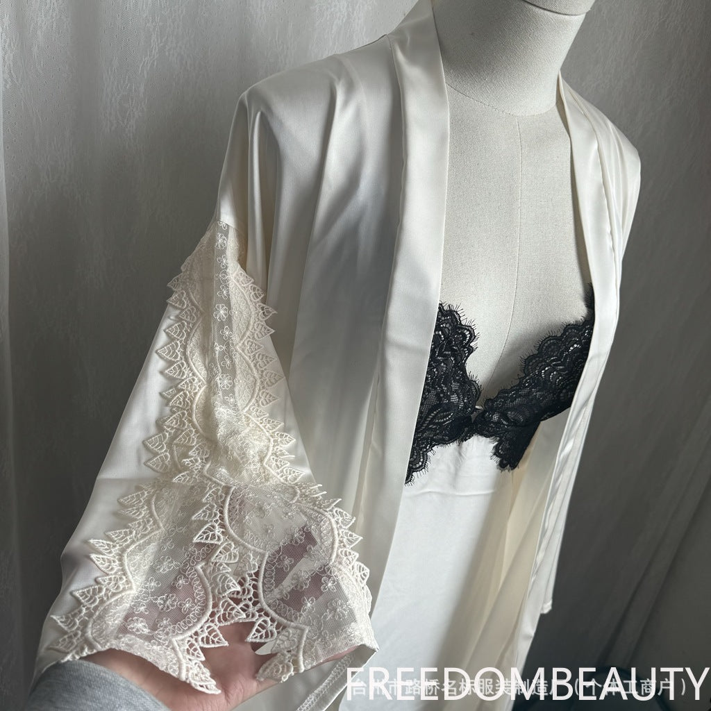 FREEDOMBEAUTY | 7007 matching nightgown, universal, with 7001 dressing gown bathrobe