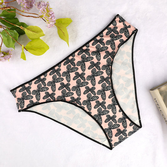 Freedombeauty | plus Size Cotton Underwear Girls Low Waist Hip Lifting Invisible Briefs Pattern T-Back Knitted Support