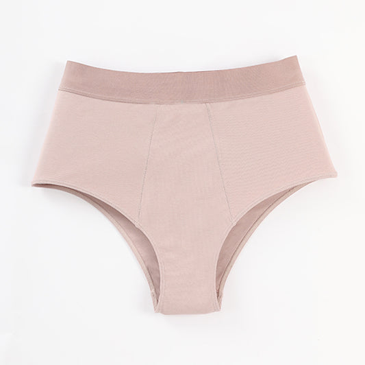Freedombeauty | High Waist Large Size Ladies' Underwear Invisible and Breathable Combed Cotton Close-Fitting Briefs Popular Delivery Supported