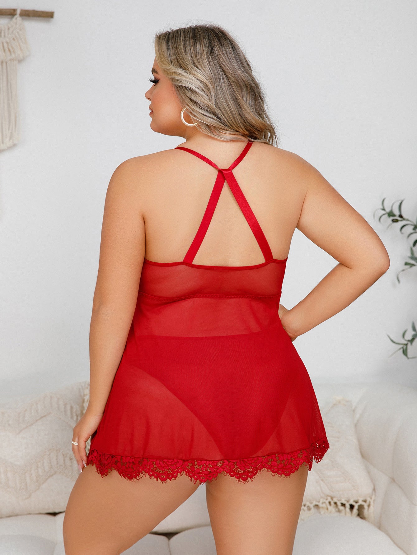 Freedombeauty | New High-End Quality Sexy Lingerie Plussize Sexy Sleepwear plus Size