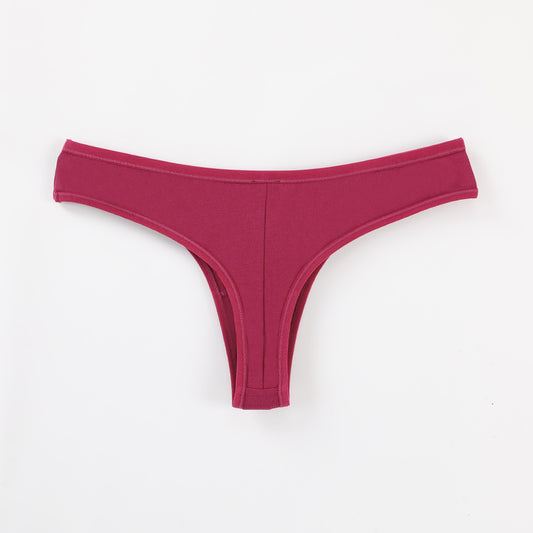 Freedombeauty | Large Size Ladies' Underwear Pure Cotton Sexy T-Back Temptation Invisible Briefs in Stock Hot Sale