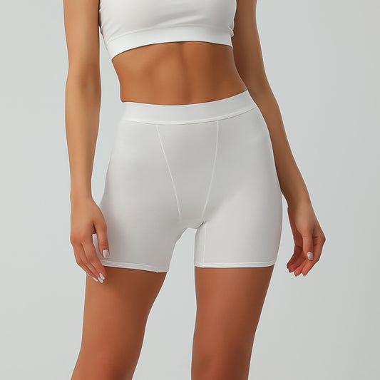 Freedombeauty | Women's Cotton Underwear High Waist Boxers Hip Lifting Safety Pants Solid Color Girls' Shorts New in Stock Delivery