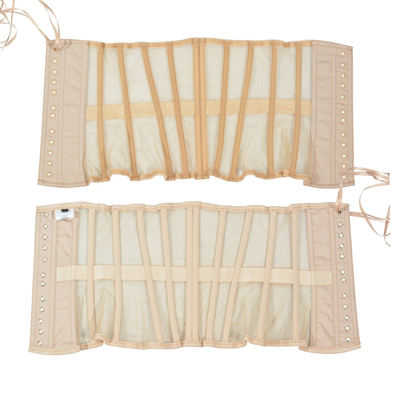 Freedombeauty | 2401 Steel Bone Medium and Long 25cm Summer Cool and Breathable Mesh Thin Fish Bone Girdle Breathable Waist Seal