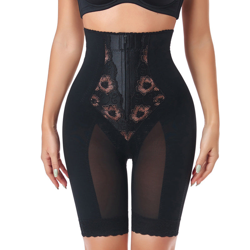 FREEDOMBEAUTY | Postpartum belly pants hip shaping girdle waist high waist stomach closing belly enhanced version hip lifting body shaping underwear thin