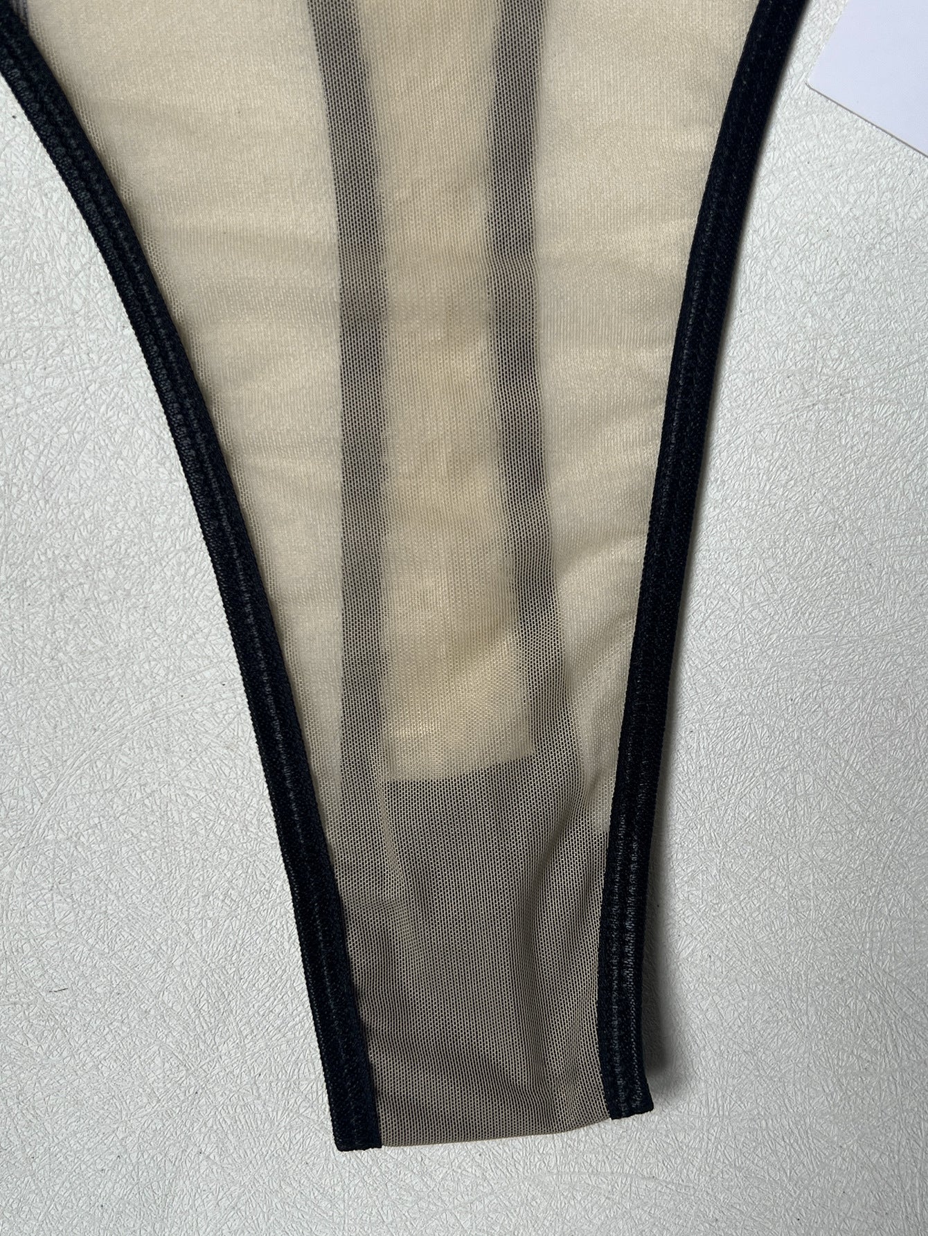 FREEDOMBEAUTY | European and American women's hollowed-out leggings backless integrated underwear backless tights