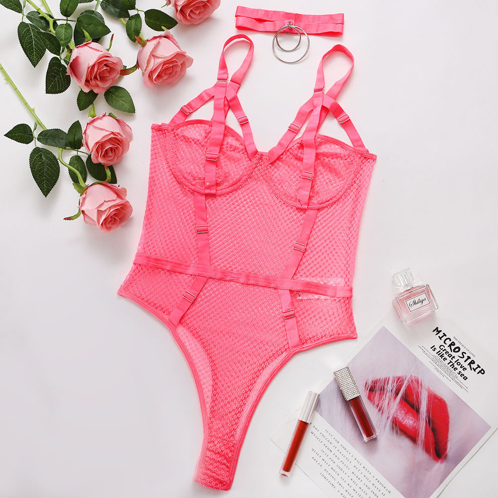 Freedombeauty | New perspective body sculpting seductive sexy lace mesh sex  bodysuit 21548