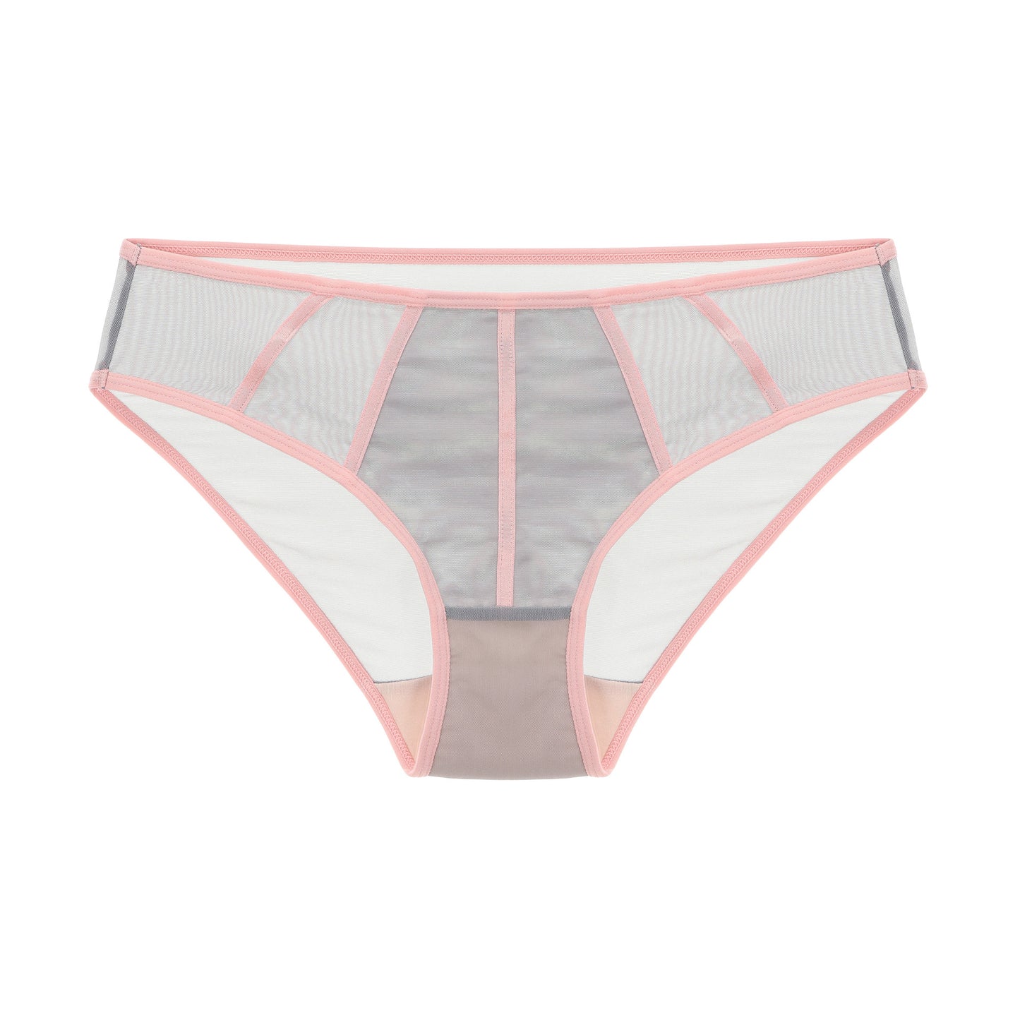 FREEDOMBEAUTY | Summer breathable contrasting mesh girls' underwear thin steel rim with chest pad anti-light comfortable bra wholesale