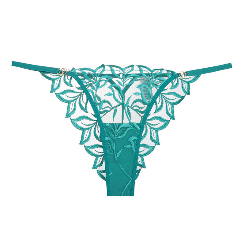 FREEDOMBEAUTY | Cross-border classic embroidered bras and underwear two sets women's underwear fishbone foreign trade special for Bra ultra-thin bras