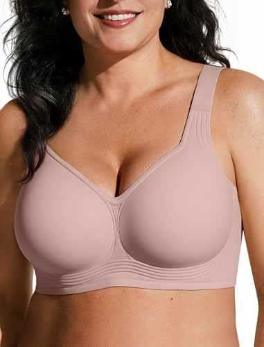 FREEDOMBEAUTY |OEAK Womens Wireless Jelly Bra Plus Size Supportive Seamless