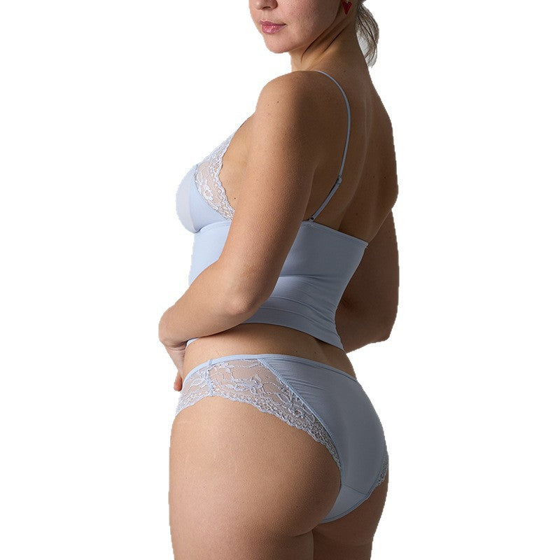 FREEDOMBEAUTY | FITS EVERYBODY Same LACE lace with chest pad Naked lace triangle sling flat angle cover