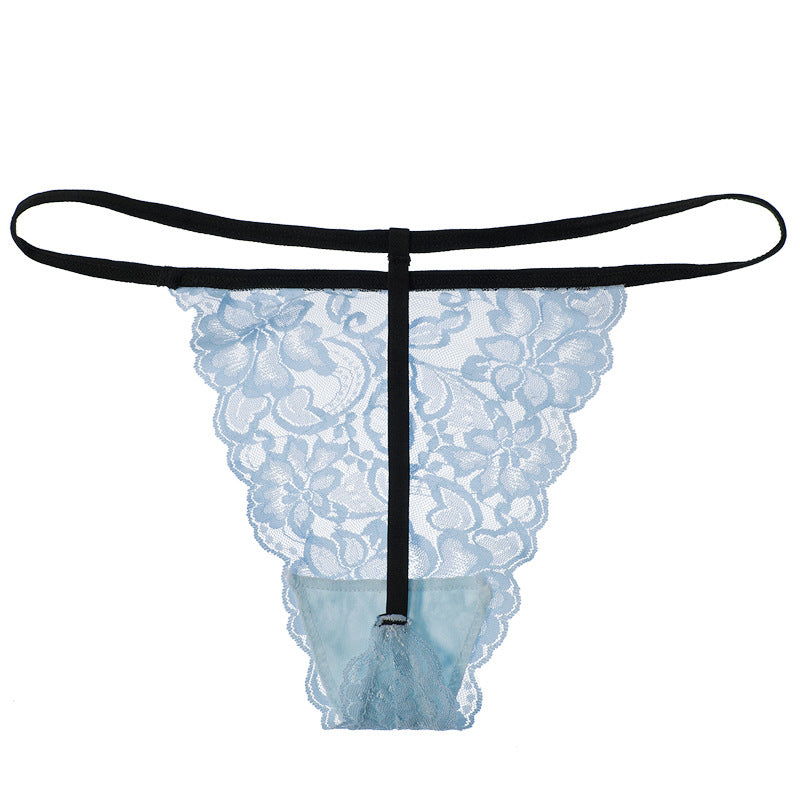 FREEDOMBEAUTY | 2025 New European and American sexy one-piece bikini classic thong T-pants women, lace thong daily wear