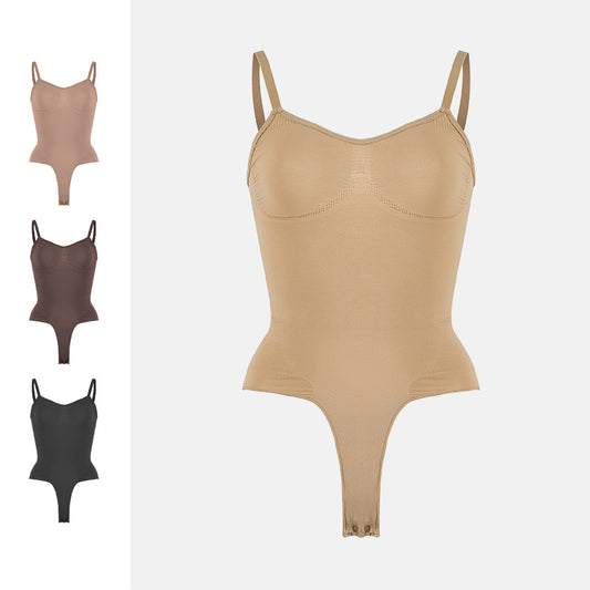 FreedomBeauty | Sculpt Thong Bodysuit Seamless Thong Compression One-Piece High Strength Slimming One-Piece