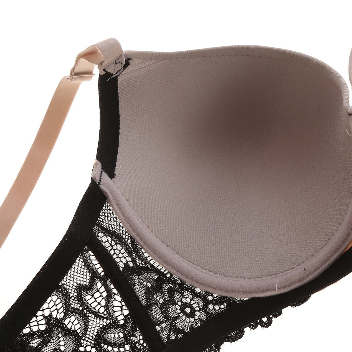 FREEDOMBEAUTY | Women's lace sexy comfortable underwear hollow bra panty set bra European and American style light and thin strapless