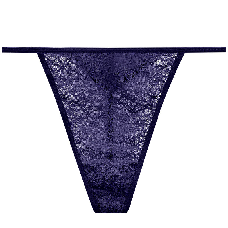 FREEDOMBEAUTY | 2025 New European and American sexy one-piece bikini classic thong T-pants women, lace thong daily wear