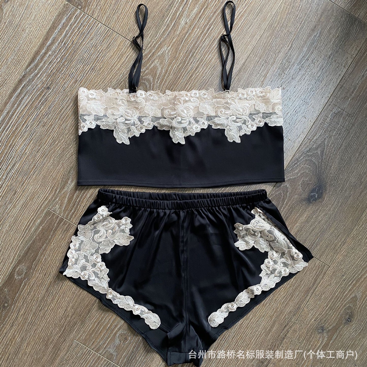 FREEDOMBEAUTY | 7021 Sex Set Pajamas, Sexy Embroidered Pajamas